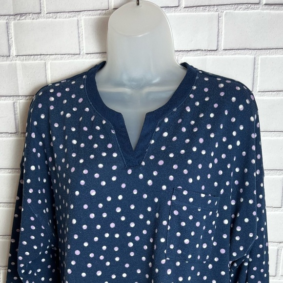 BERKLEY JENSEN 2 pieces Polka Dot Pajama Set - Navy/size L - Picture 4 of 11